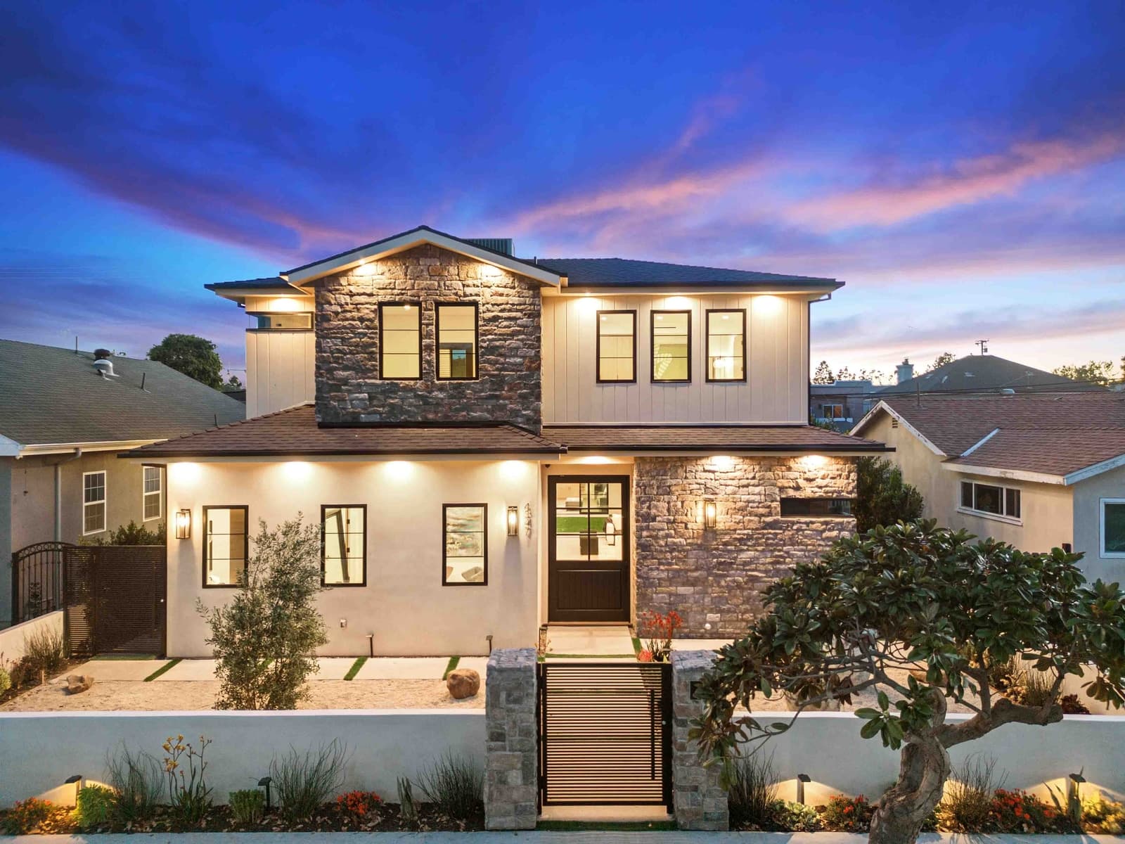 Twilight exterior from a VVT listing shoot